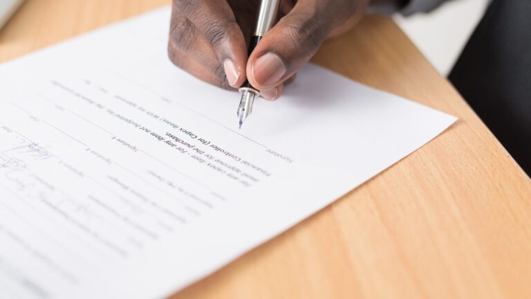 Lettre de démission en droit local